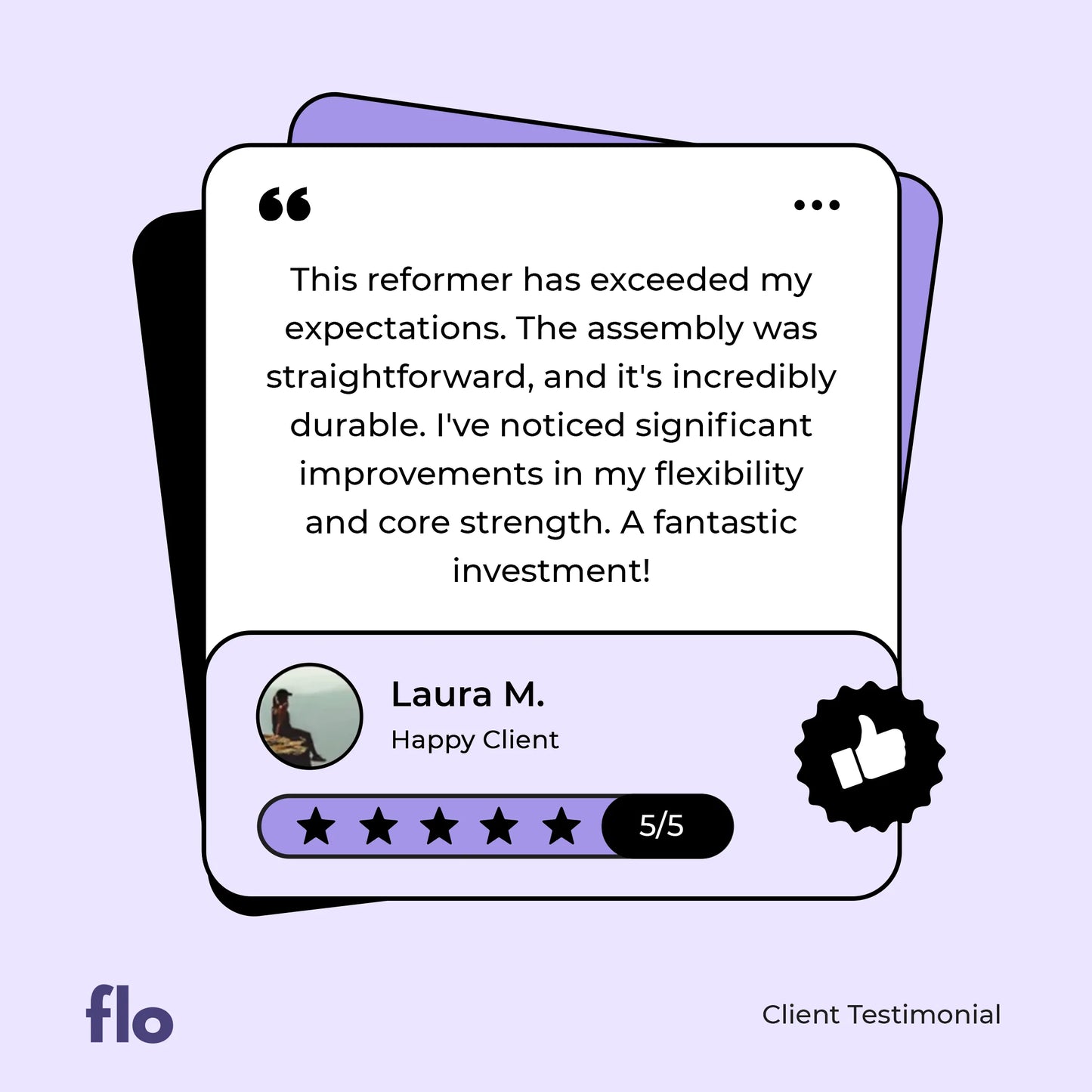 Glossy Portable Pilates Reformer