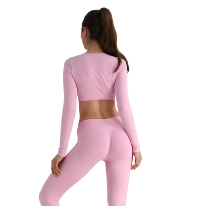Form Long Sleeve Crop Top