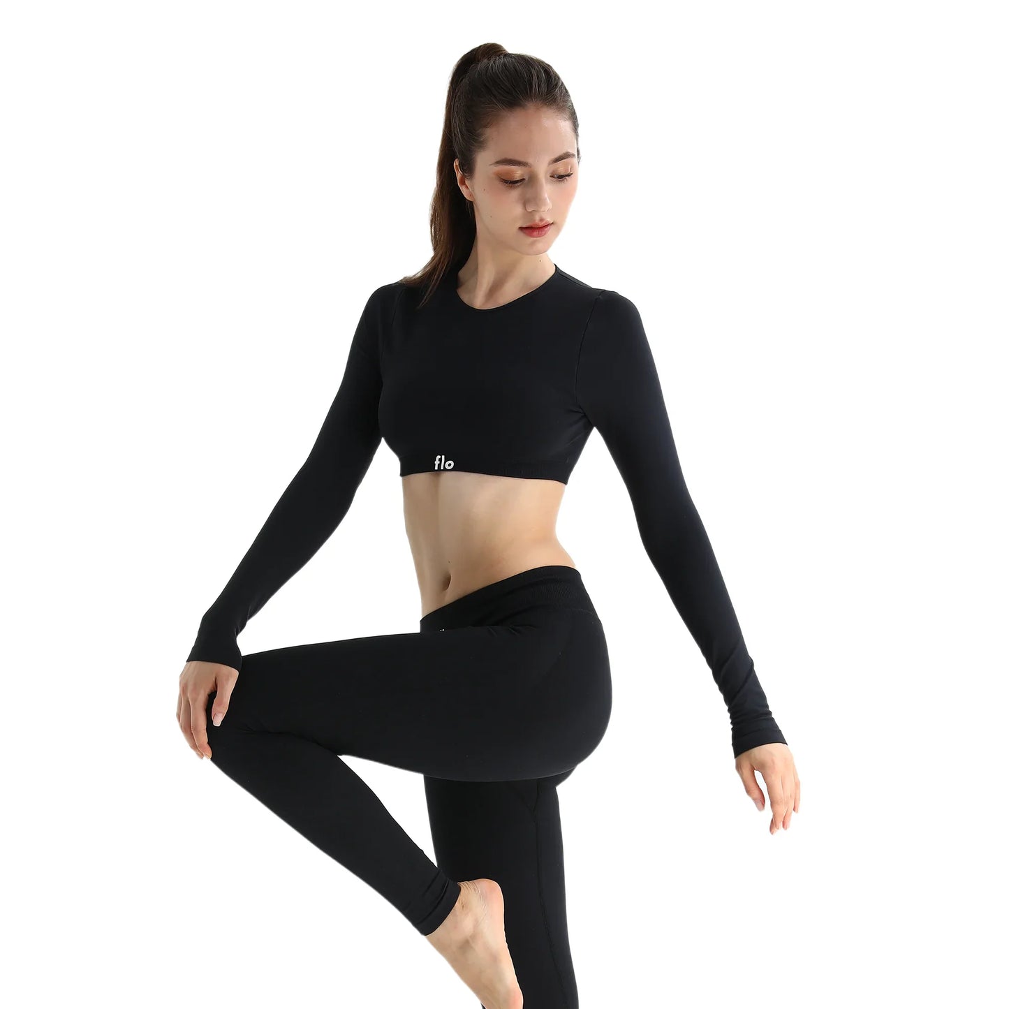 Form Long Sleeve Crop Top