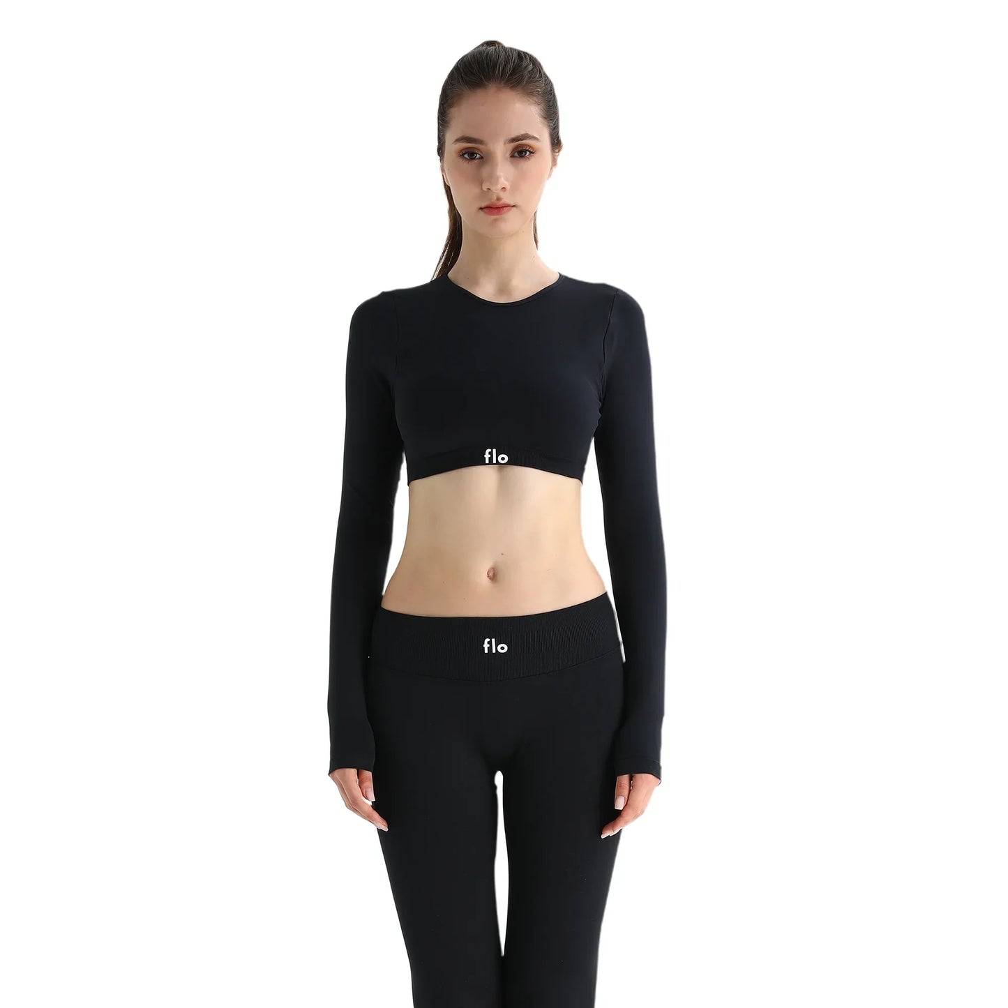 Form Long Sleeve Crop Top