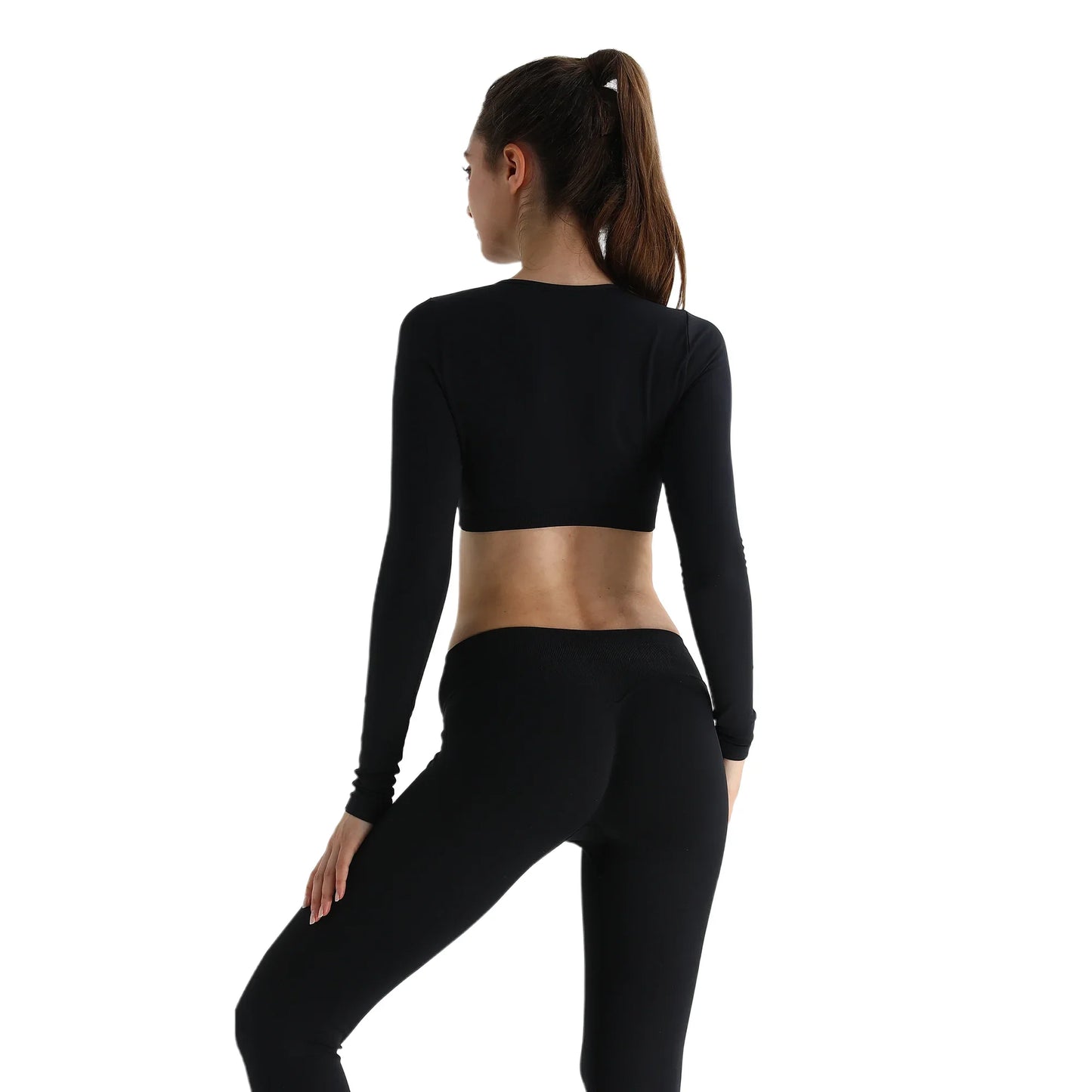 Form Long Sleeve Crop Top
