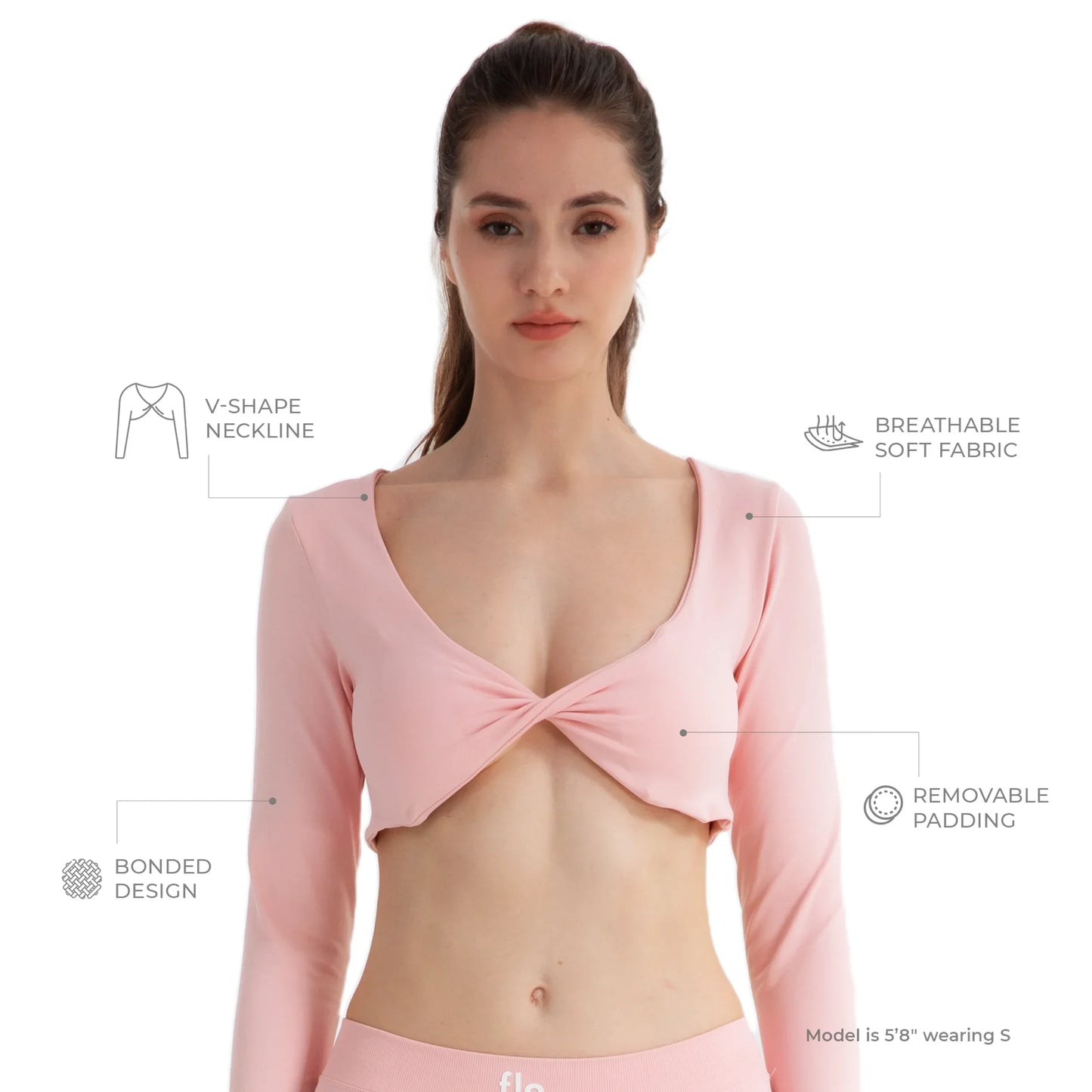 Core Wrap Crop Top