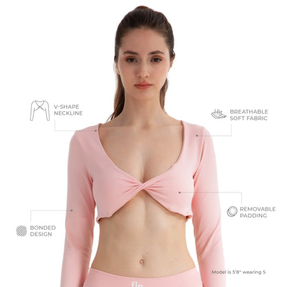 Core Wrap Crop Top