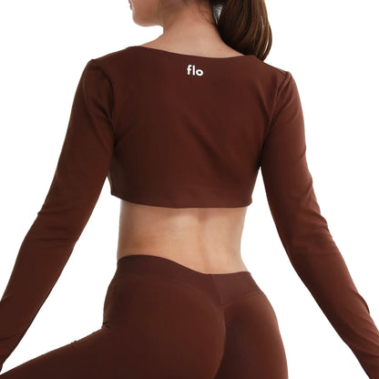 Core Wrap Crop Top