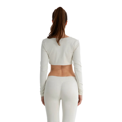 Core Wrap Crop Top