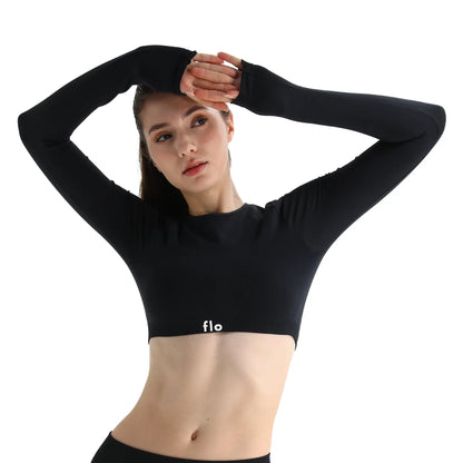 Form Long Sleeve Crop Top