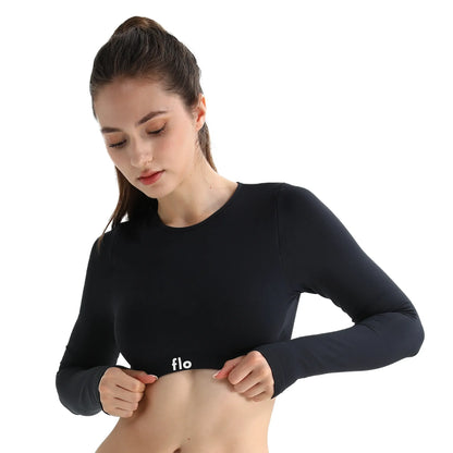 Form Long Sleeve Crop Top