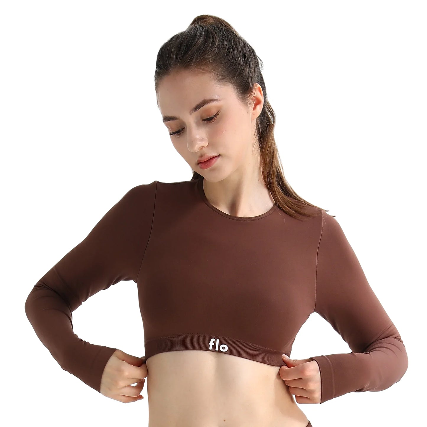 Form Long Sleeve Crop Top
