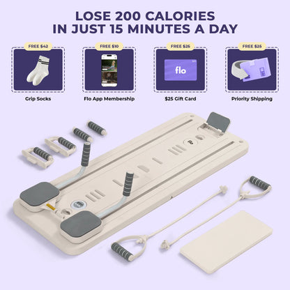 Glossy Portable Pilates Reformer