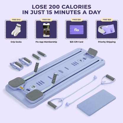 Glossy Portable Pilates Reformer
